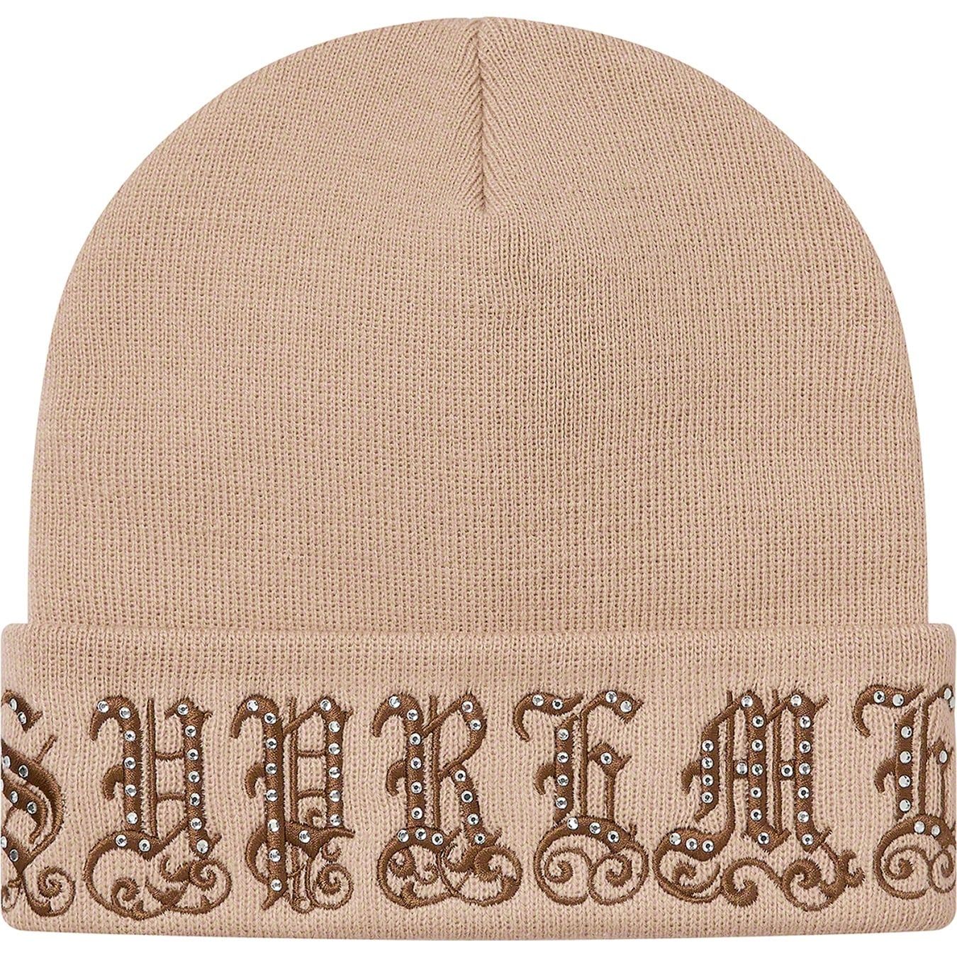 Old English Rhinestone Beanie view 3